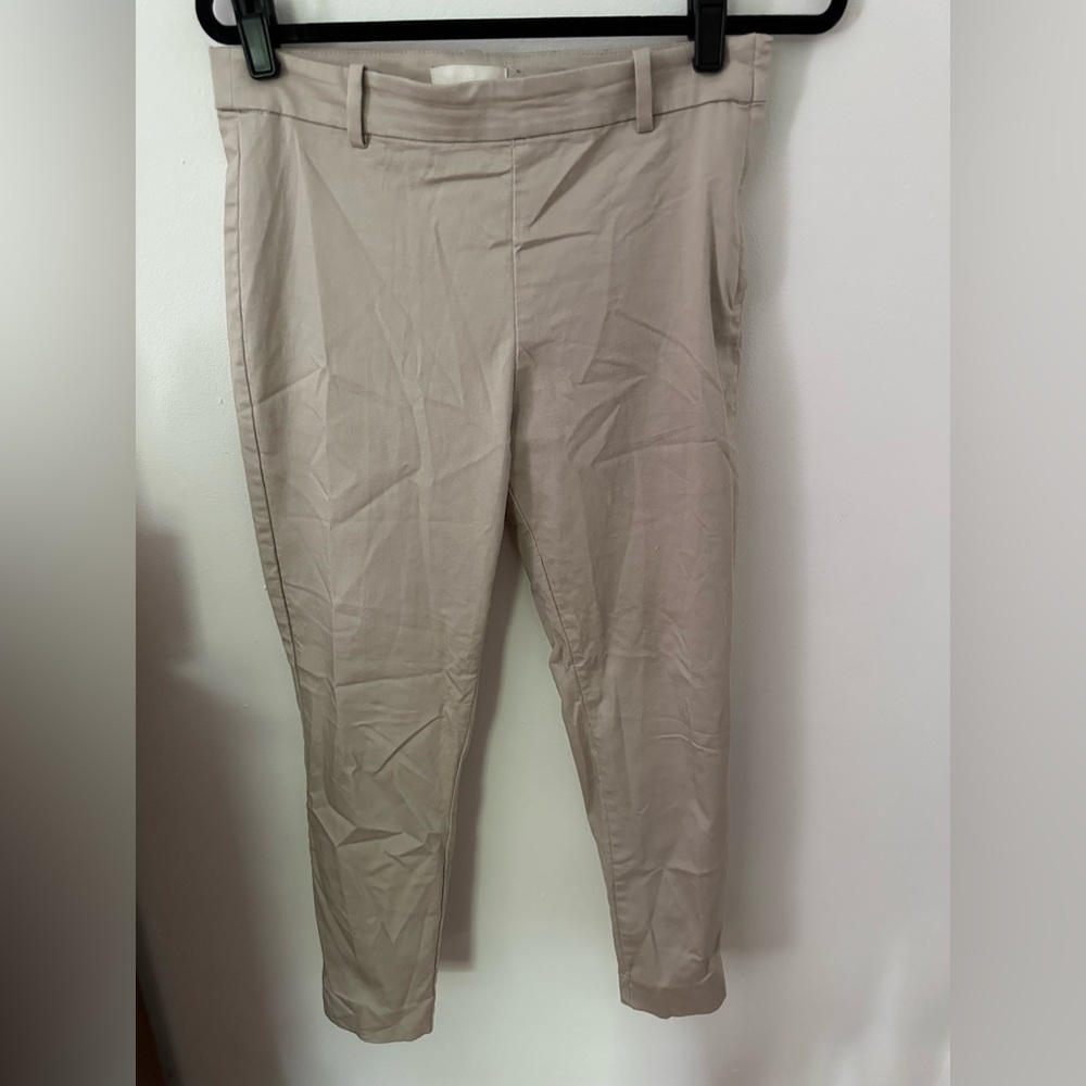 Ankle Trousers with zipper on side